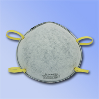 These masks are intended to be used for protection against solid, such as, those from minerals, coal, iron ore, flour and certain other substances.