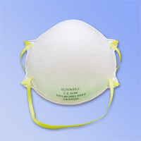 These masks are intended to be used for protection against solid, such as, those from minerals, coal, iron ore, flour and certain other substances.