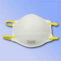 These masks are intended to be used for protection against solid, such as, those from minerals, coal, iron ore, flour and certain other substances.