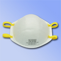 These masks are intended to be used for protection against solid, such as, those from minerals, coal, iron ore, flour and certain other substances.